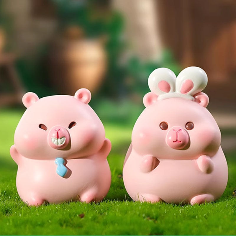 Pink Capibara Beans Series Blind Box