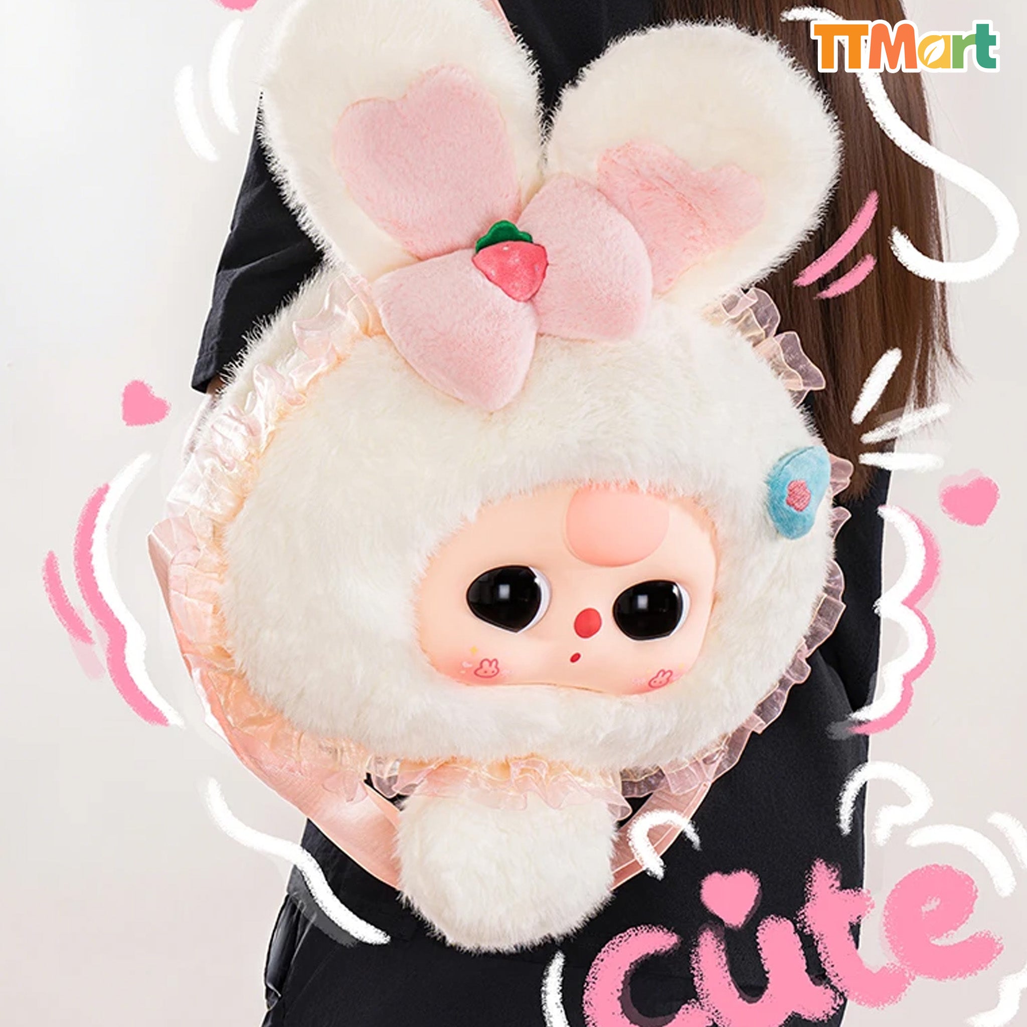 Baby Three 400% Fairy Tale World Backpack Plush Blind Box