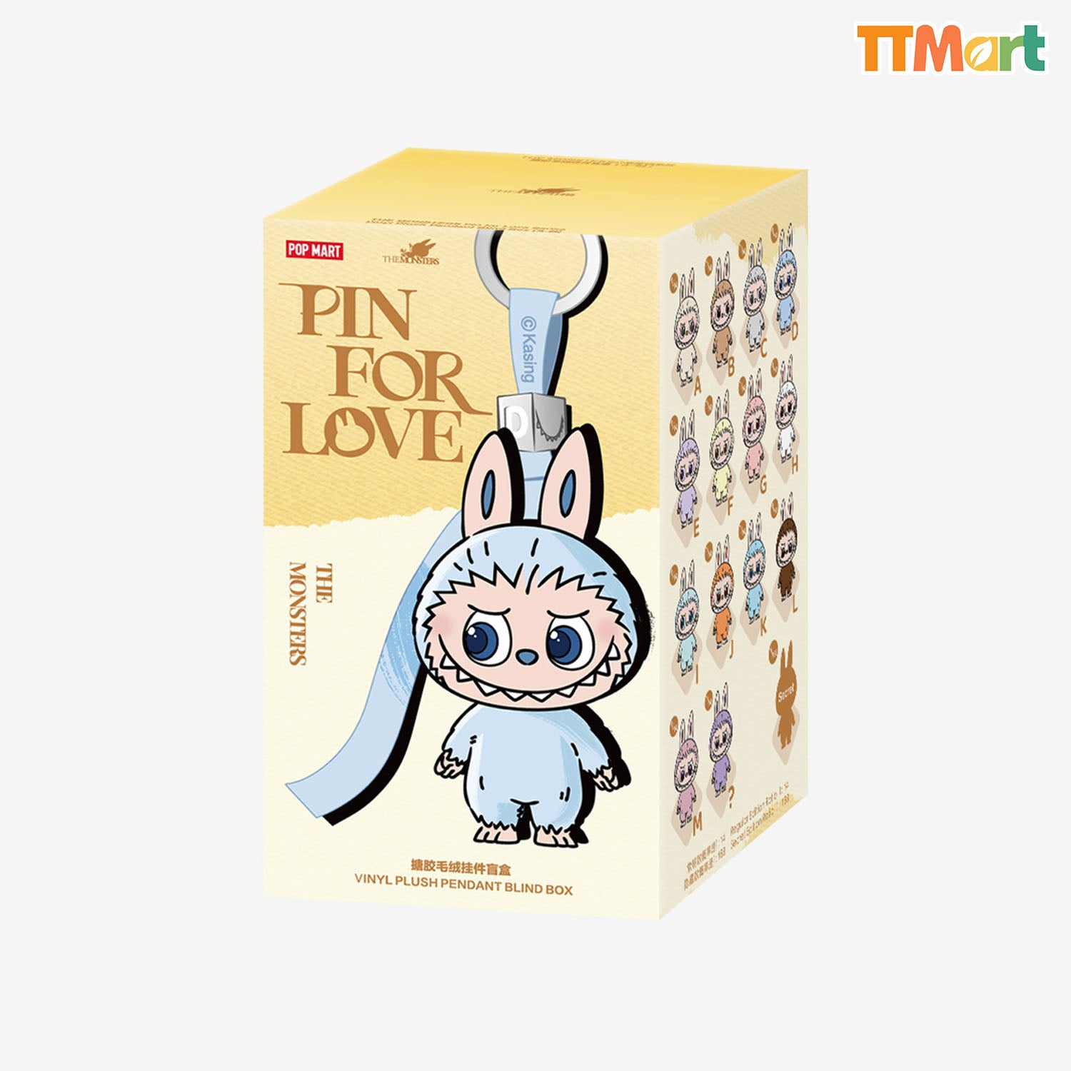 THE MONSTERS LABUBU Pin for Love Series Plush Pendant Blind