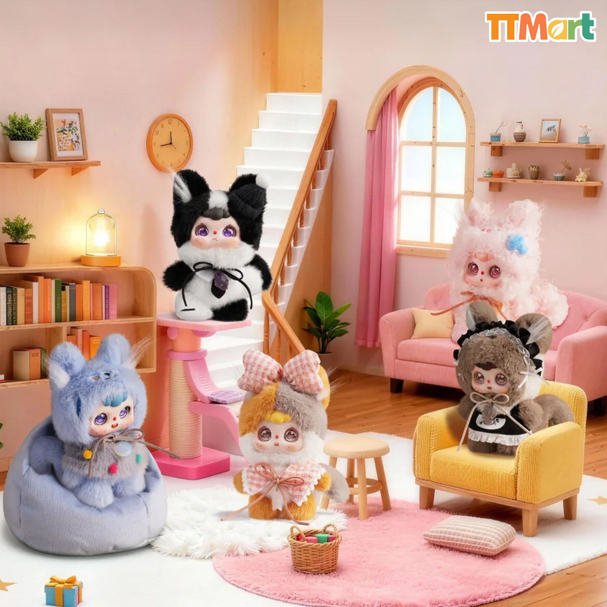 DOOBO Lucky Meow Cafe Series Plush Blind Box