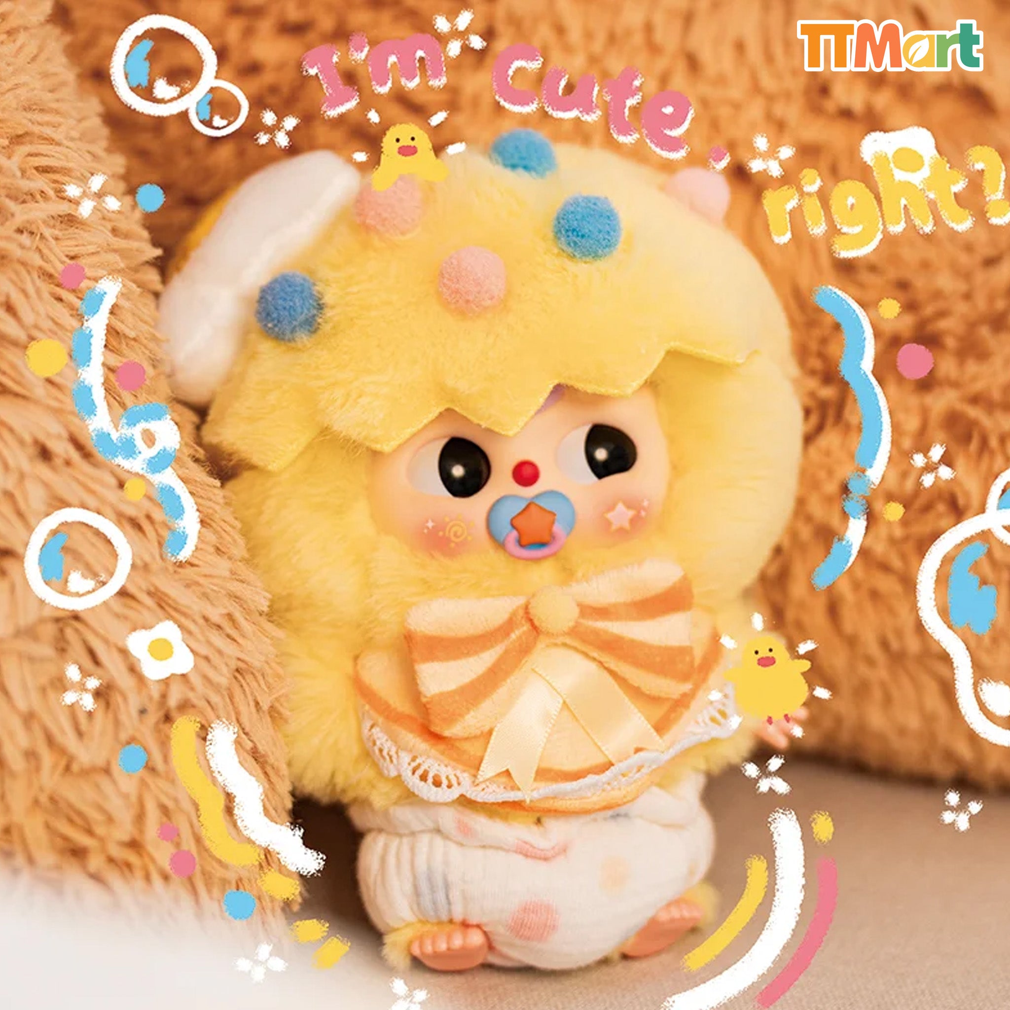 新作 babythree Good baby オムツ バブ シークレット Baby Three Good Baby Plush Blind Box