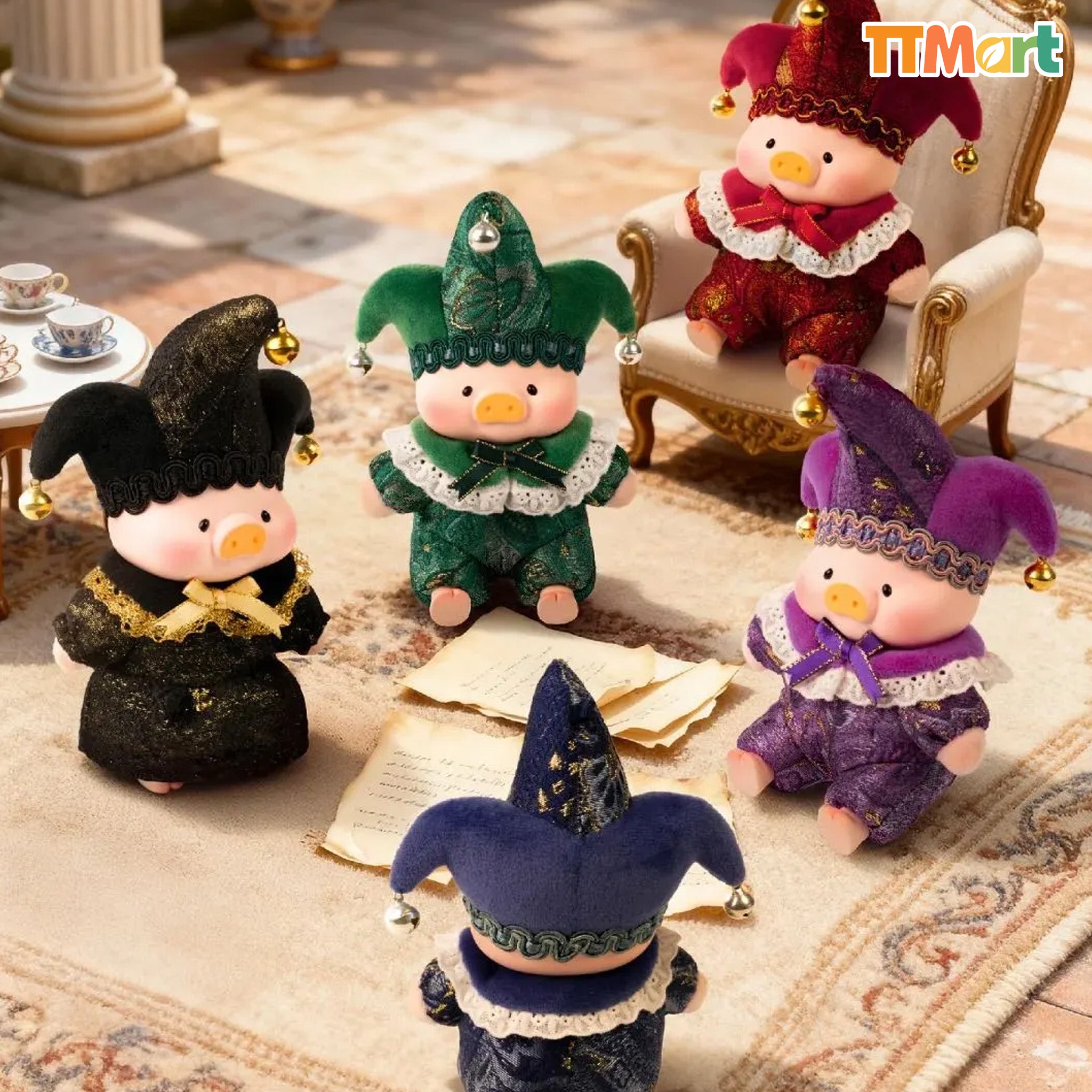 LULU THE PIGGY Triangel Series Plush Keychain Blind Box