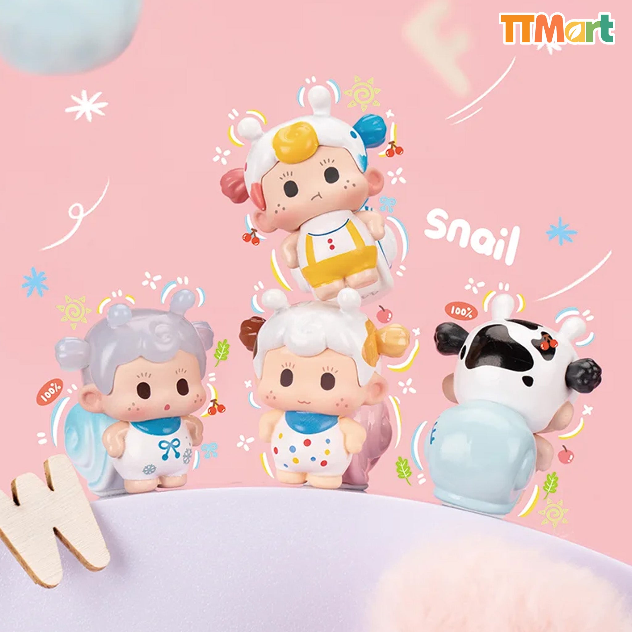 SODA Grumpy Snail Snailie Blind Box