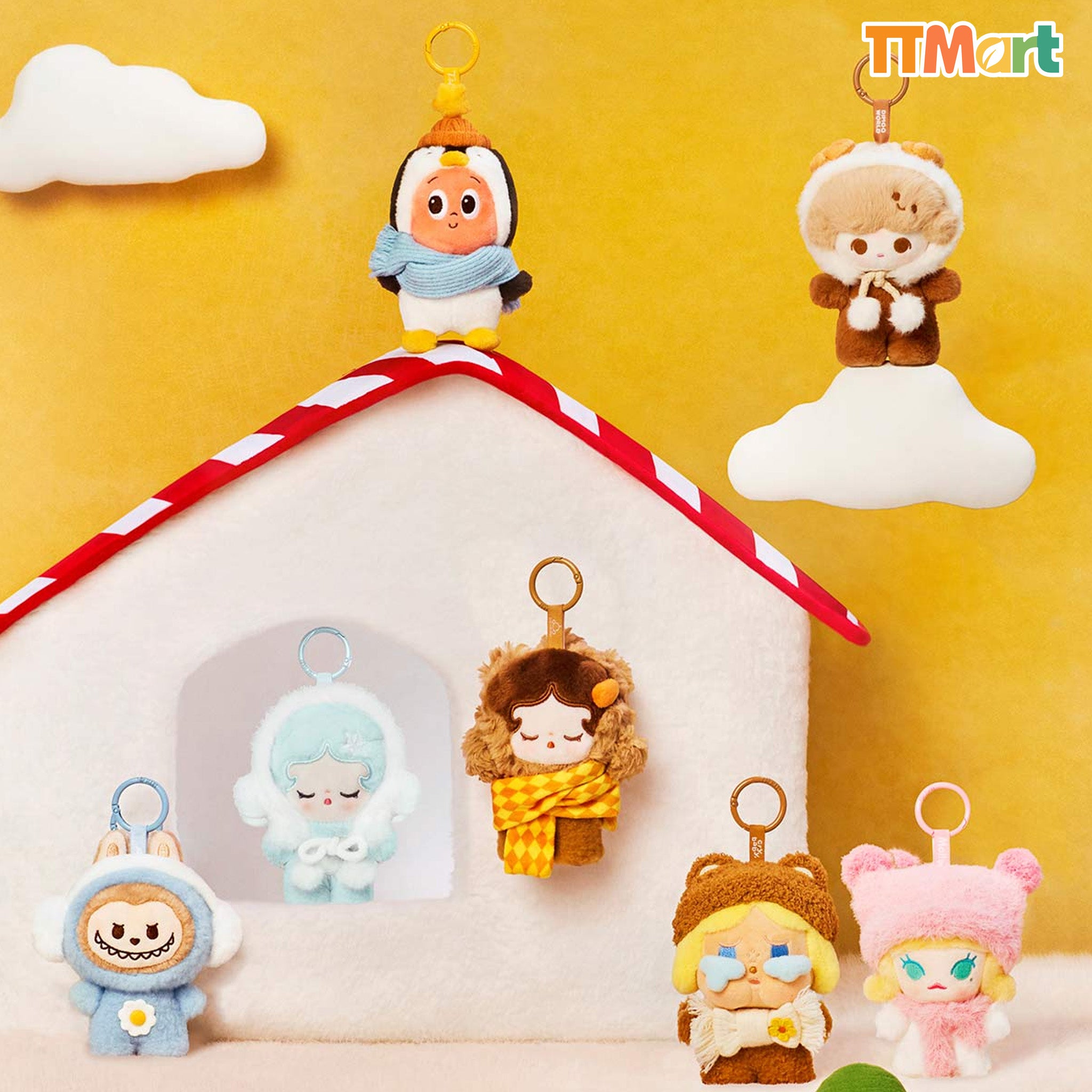 POP BEAN Fluffy & Cozy Series-Plush Pendant Blind Box