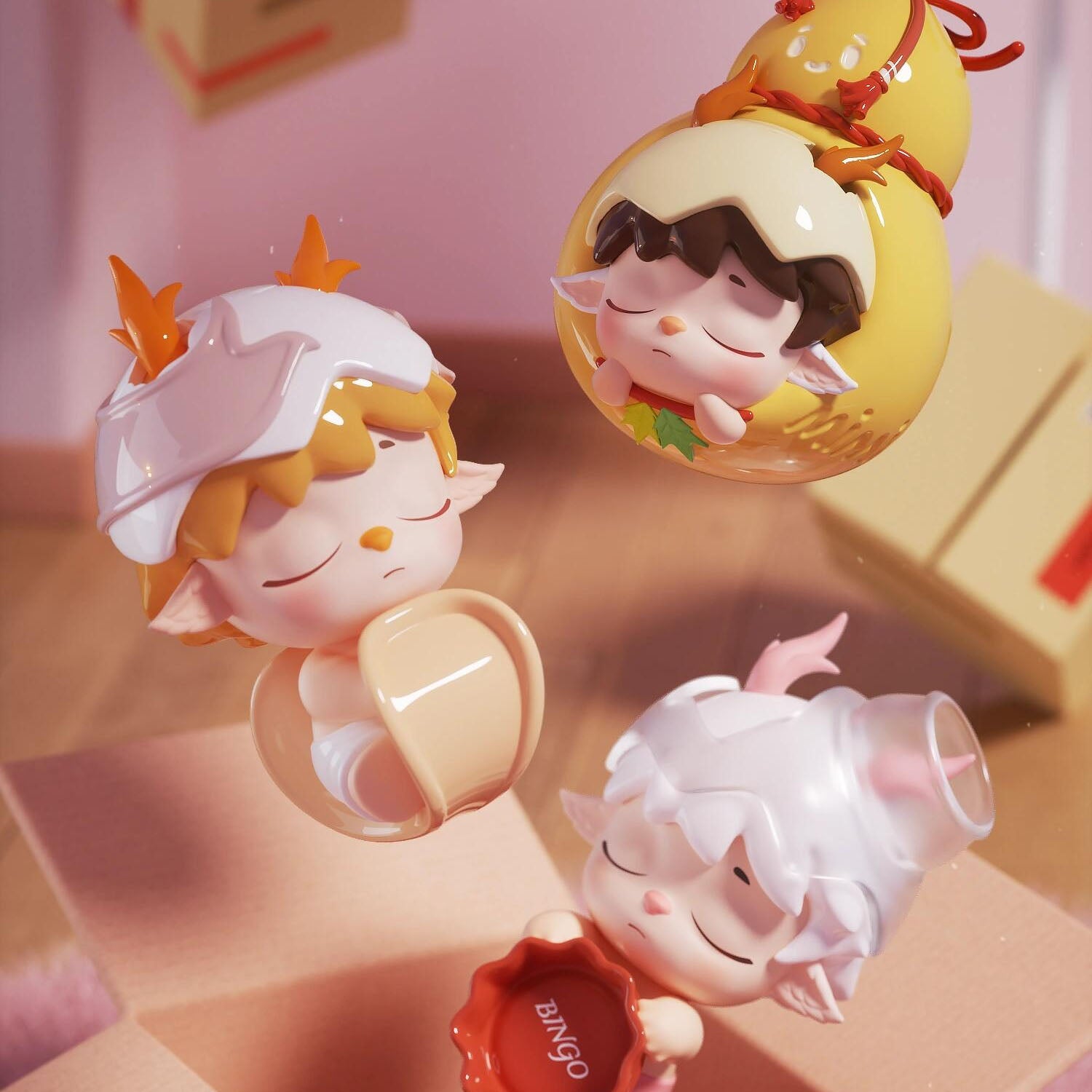 HEYONE Good Luck Manufacturer V3 Mini Series Blind Box