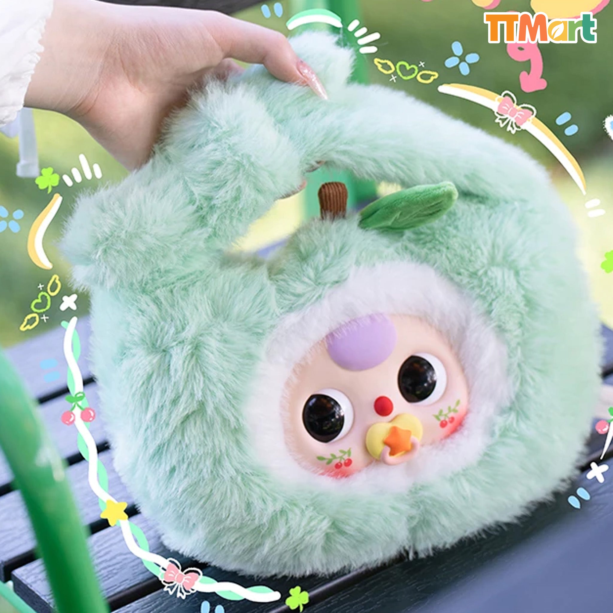 Baby Three Baby Fruit Handbag Plush Series Blind Box