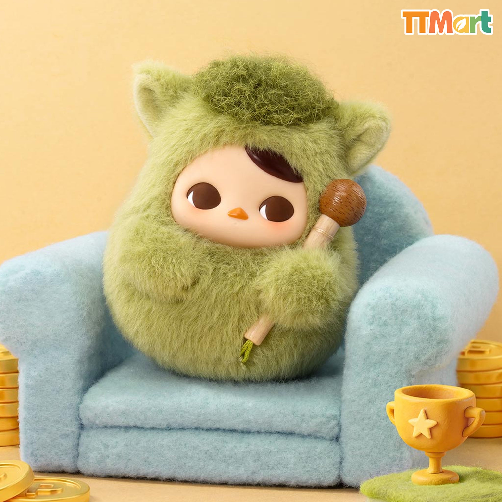 Pucky Tap Tap Babies Series-Vinyl Plush Pendant Blind Box