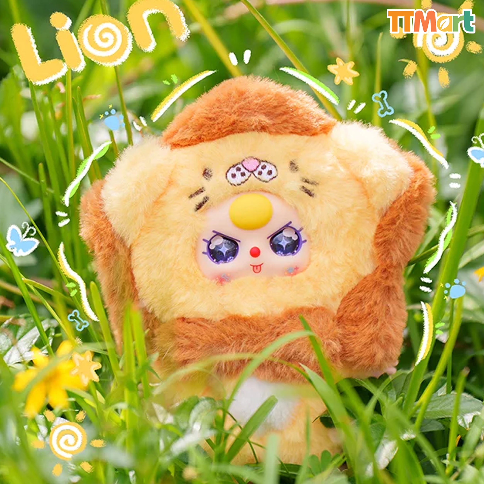 Baby Three Mini Animal World Plush Blind Box