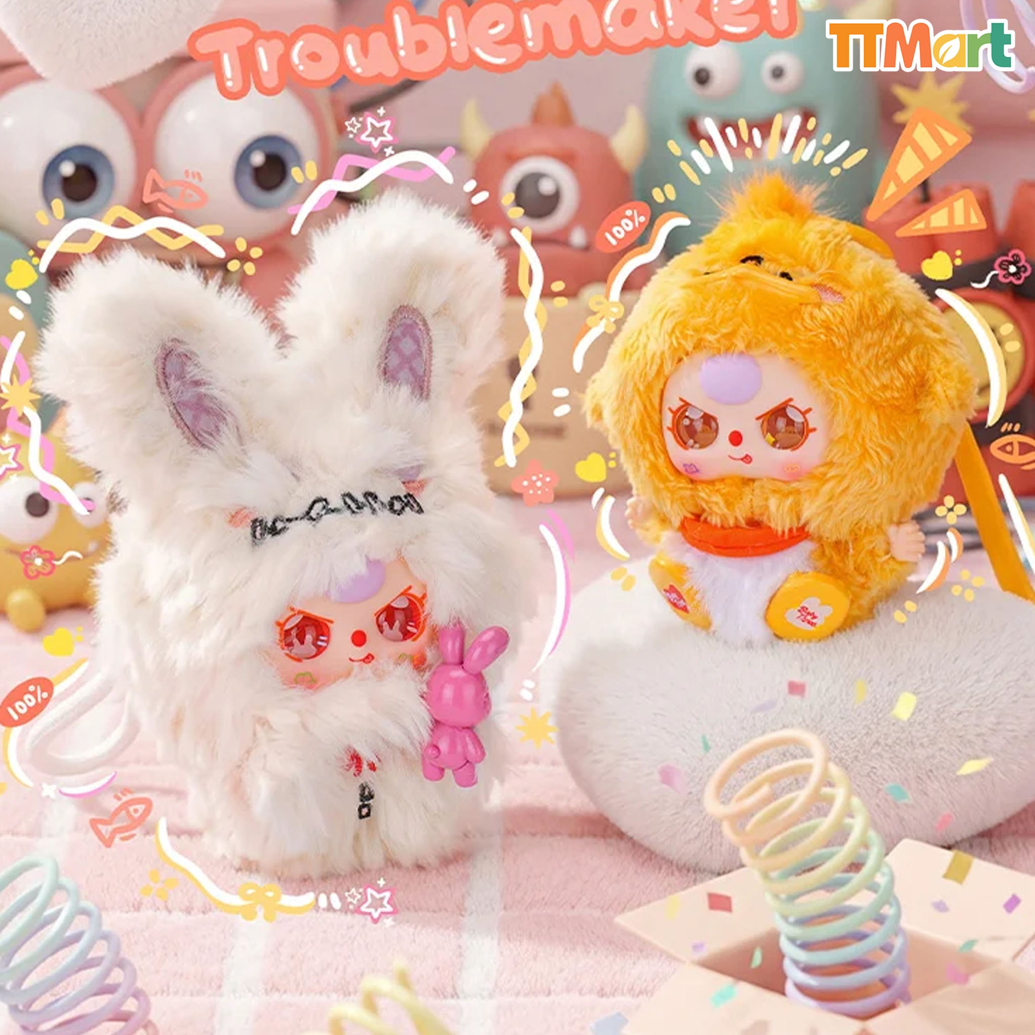 Baby Three Weirdly Adorable Mini Plush Series Blind Box