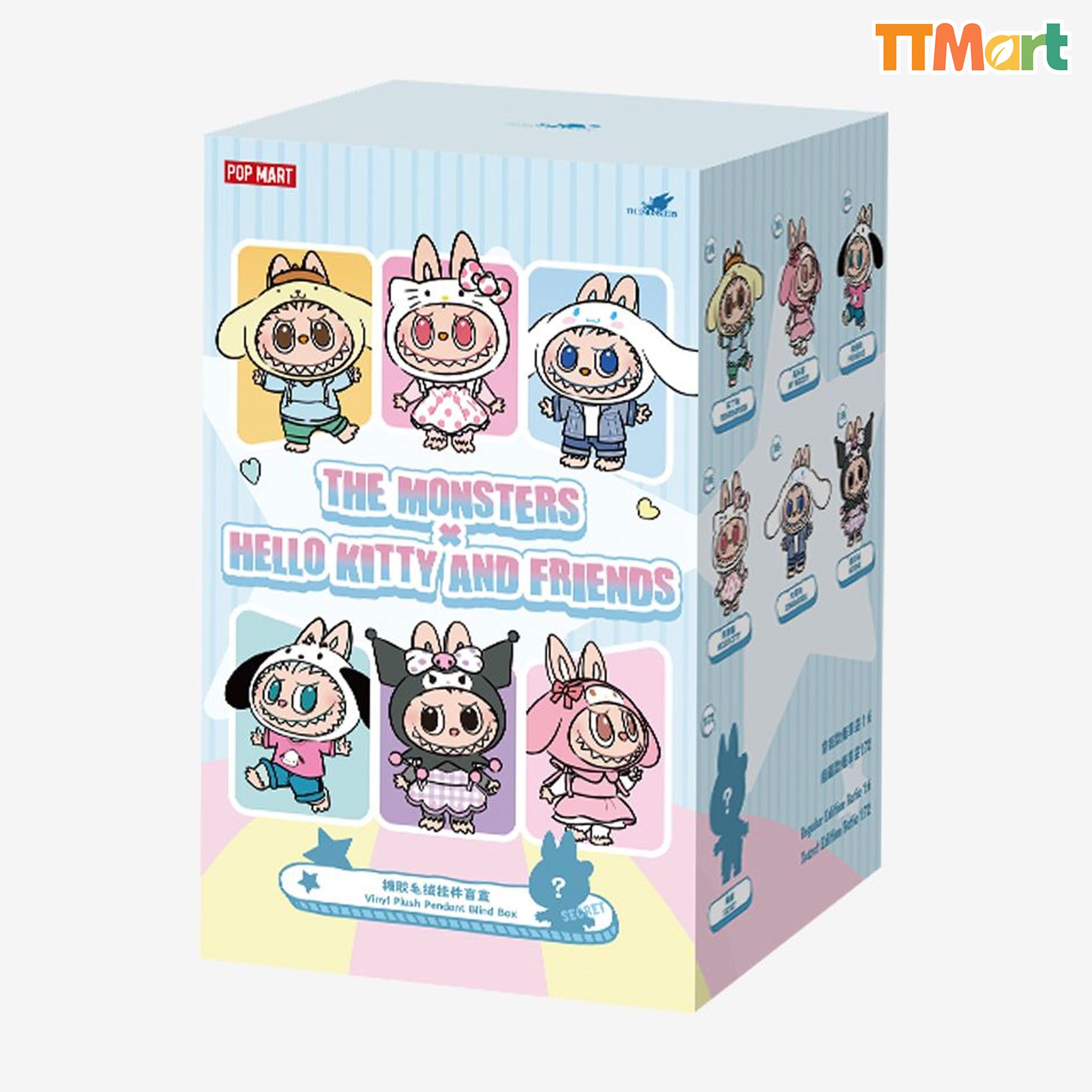 [PRE-ORDER] LABUBU THE MONSTERS x Hello Kitty and Friends Series Vinyl Plush Pendant Blind Box
