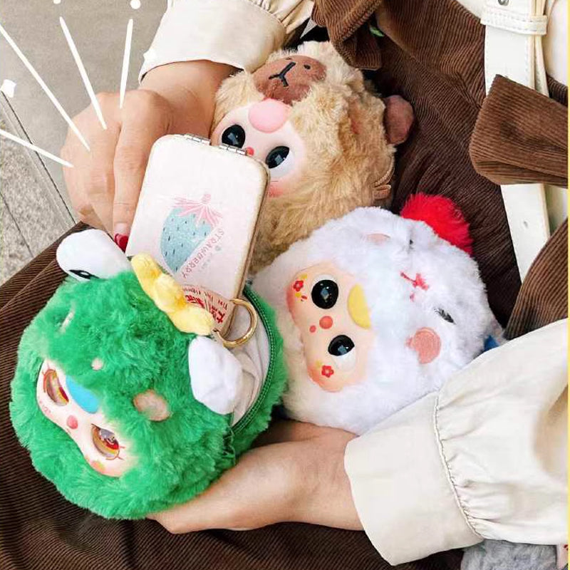 Baby Three V2 Zipper Bag Second Generation Plush Series Blind Box