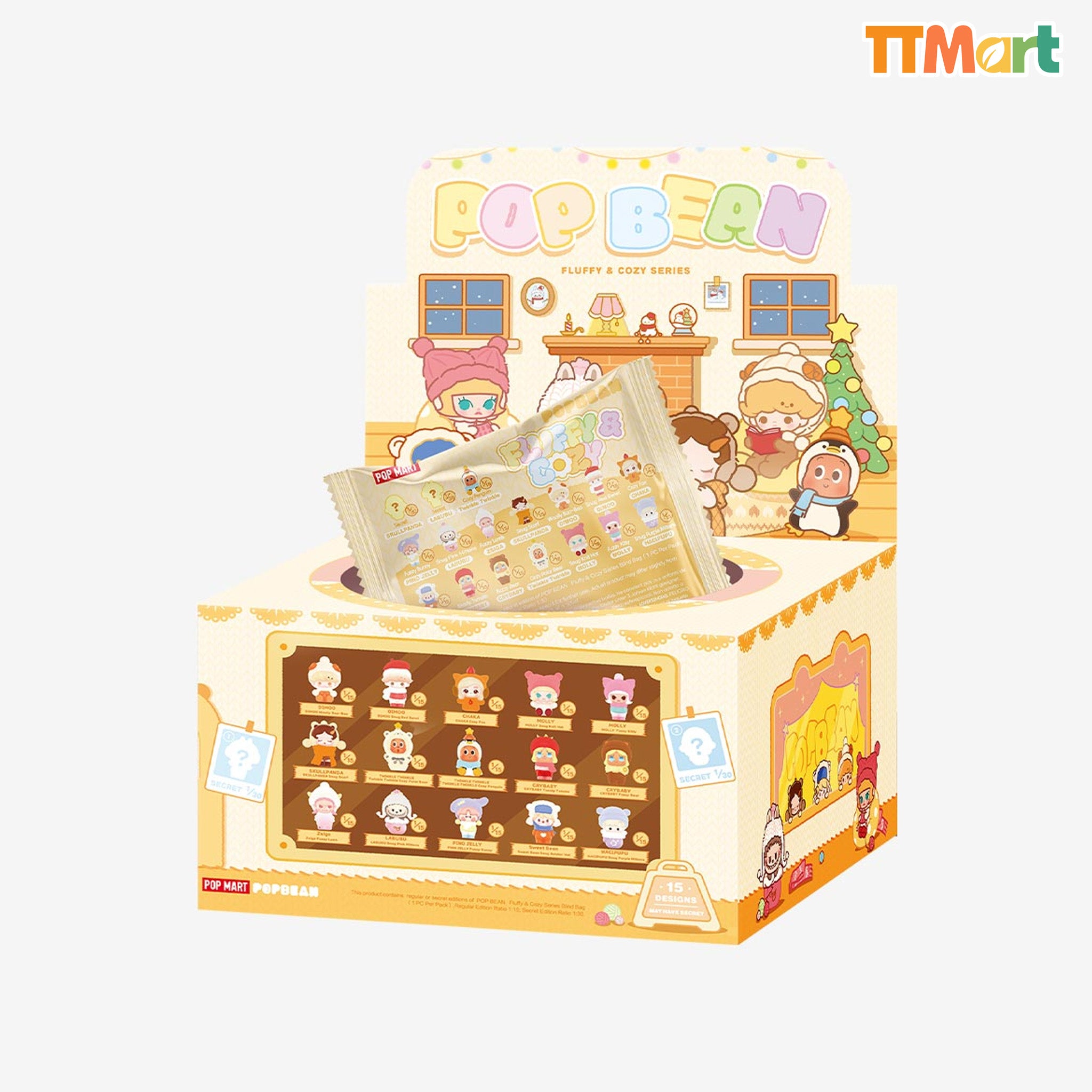 POP BEAN Fluffy & Cozy Series Blind Bag (1 PC Per Pack)