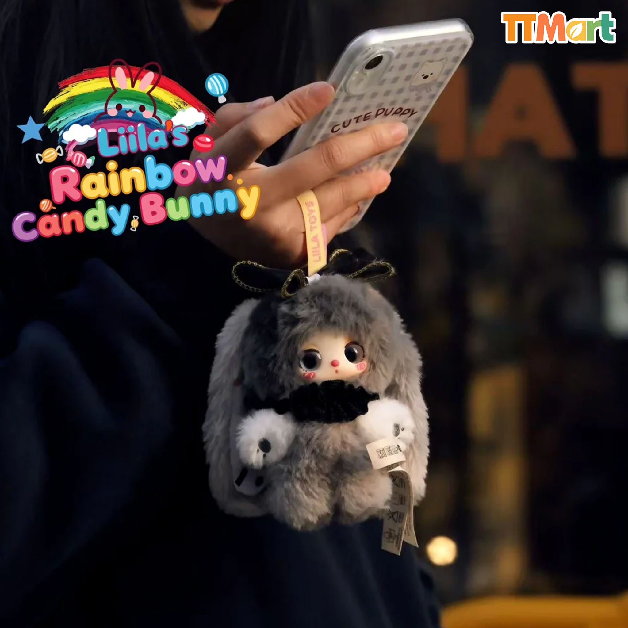LIILA Rainbow Candy Bunny Plush Series Blind Box