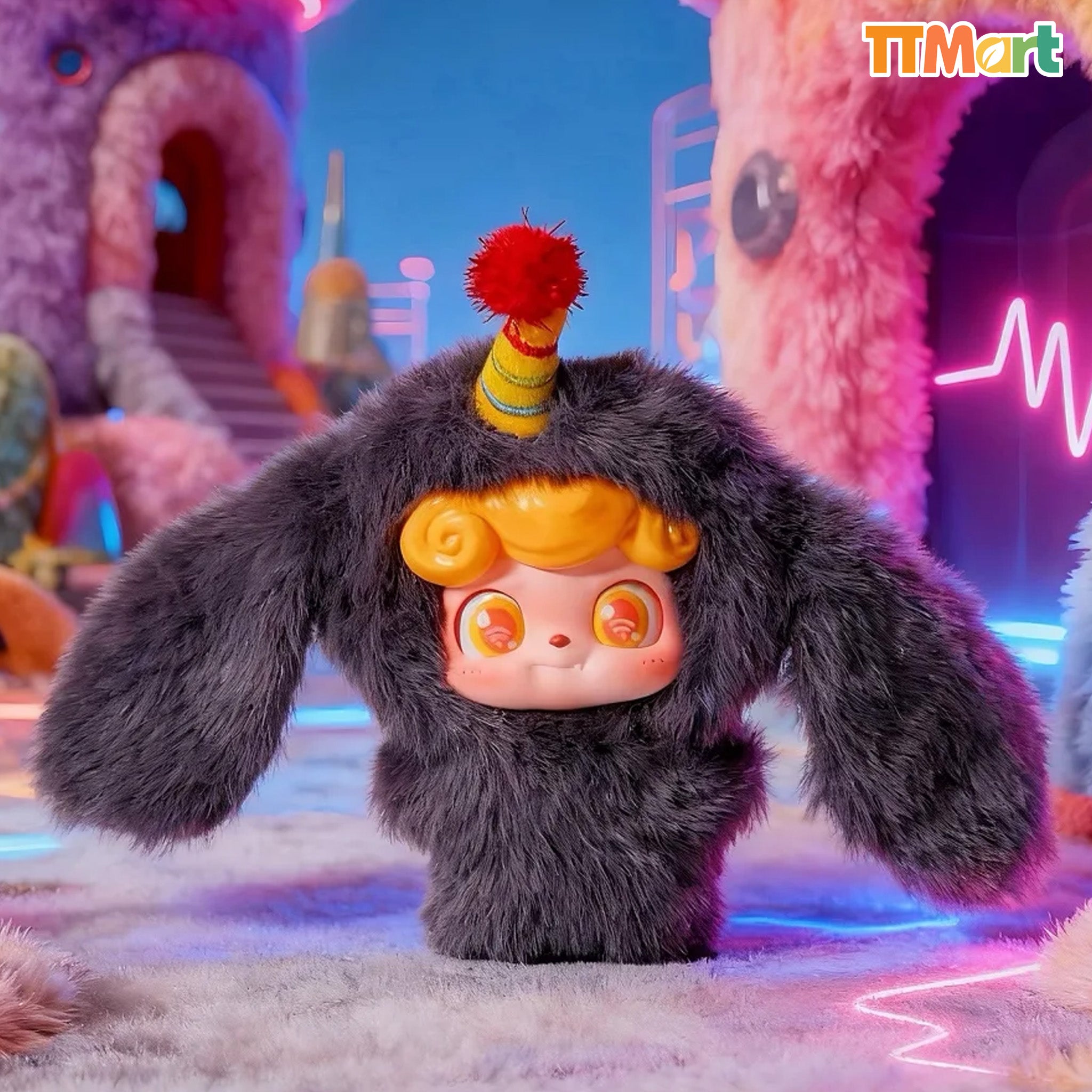 Qkid Wave Club Series Mini Plush Blind Box Toy Pendant