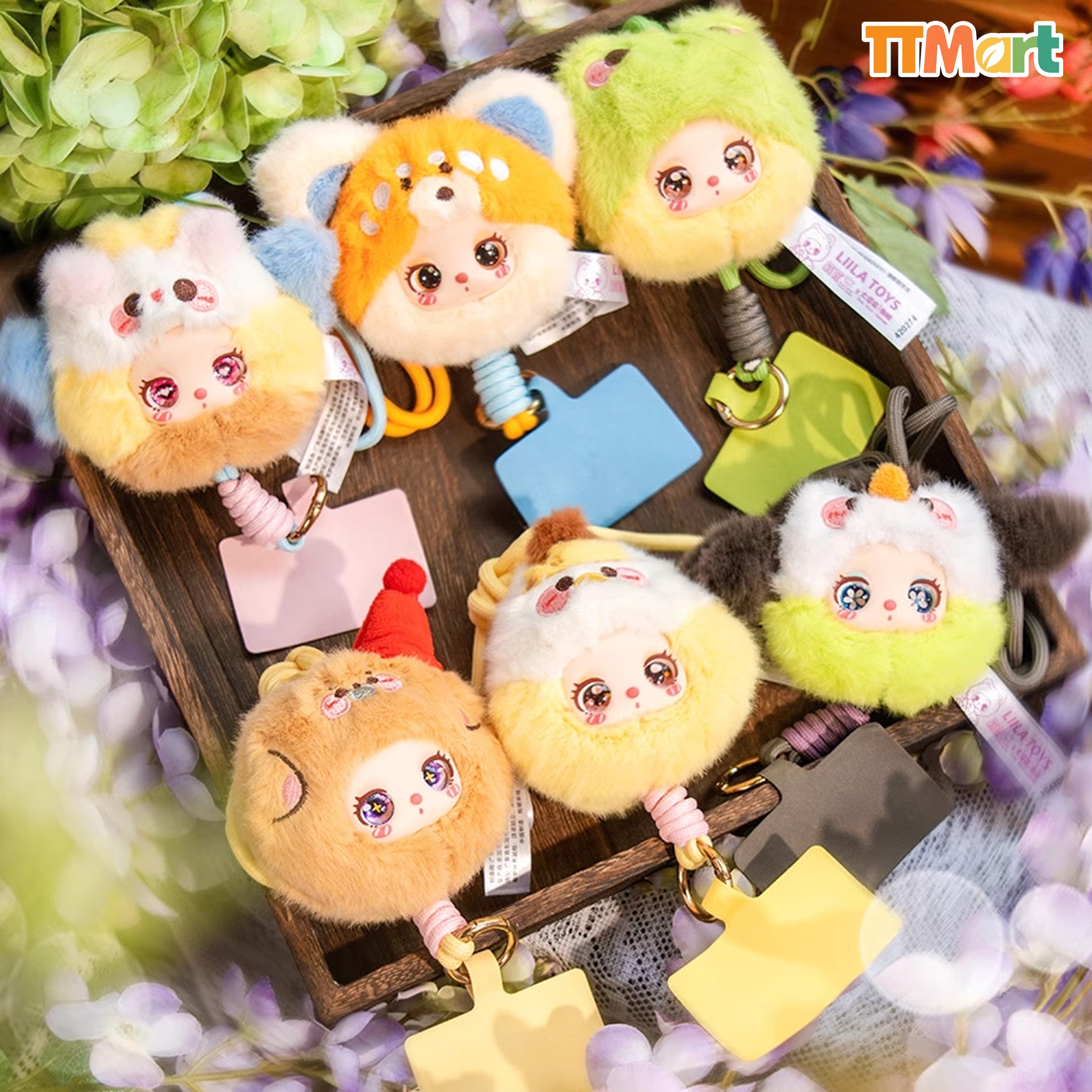 LIILA'S ZOO Mini Plush Lanyard Series Blind Box