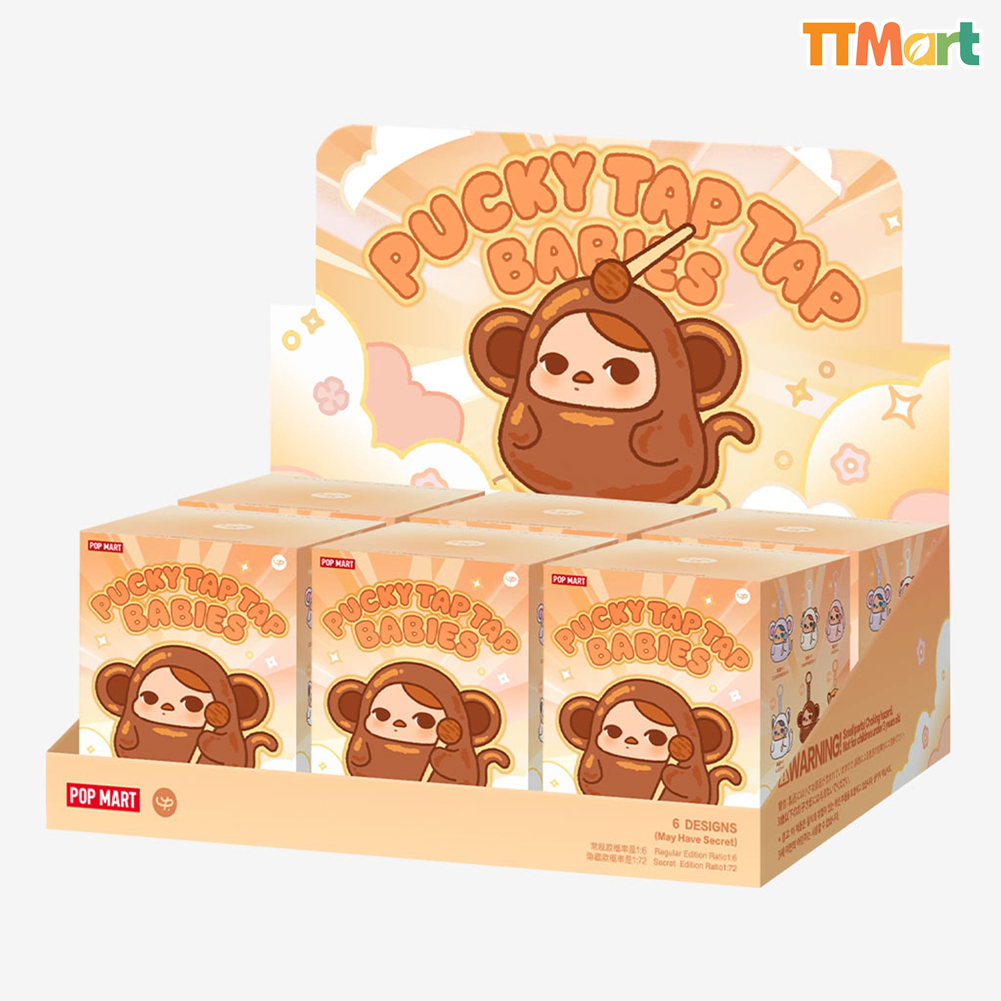 Pucky Tap Tap Babies Series-Vinyl Plush Pendant Blind Box