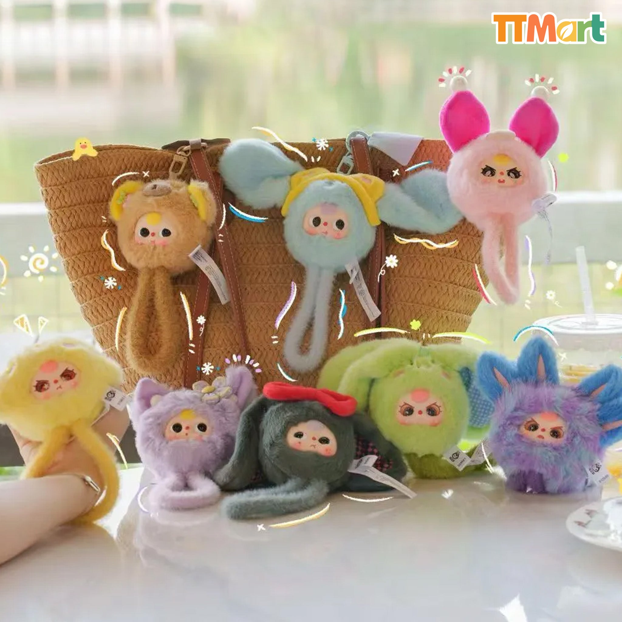 Baby Three Wrist Strap Series Plush Blind Box