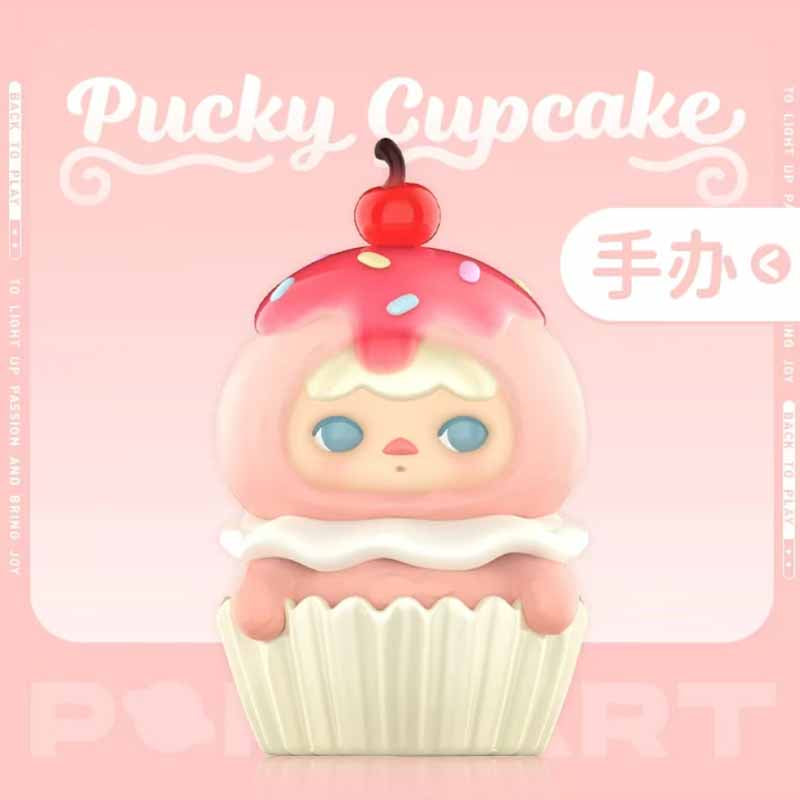 PUCKY Cupcake Figure Hanging Card