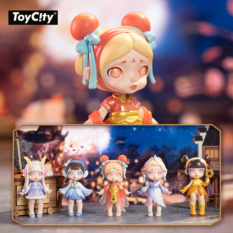 TOYCITY玩具城市新品LAURA国风系列太空舱潮玩盲盒女孩送人礼物