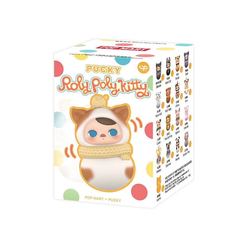 PUCKY Roly Poly Kitty Series Figure Blind Box