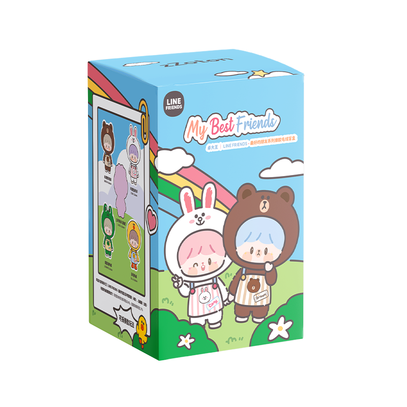 [F.UN] zZoton X LINE FRIENDS My Best Friends Plush Series Blind Box