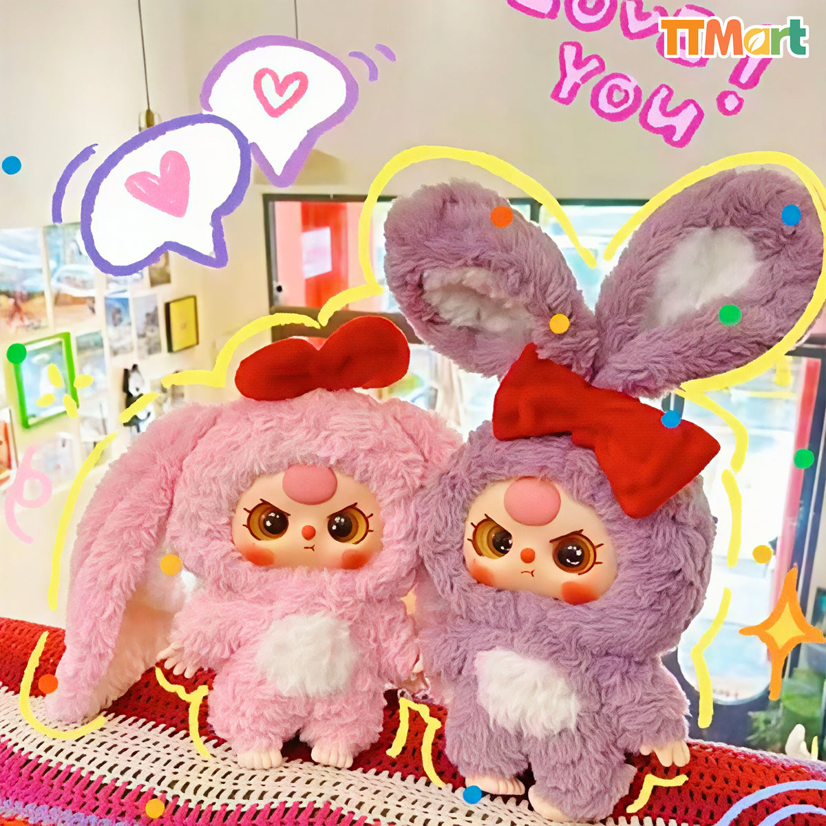 Baba Three Baby Three 400% Big Plush Animal Series Blind Box