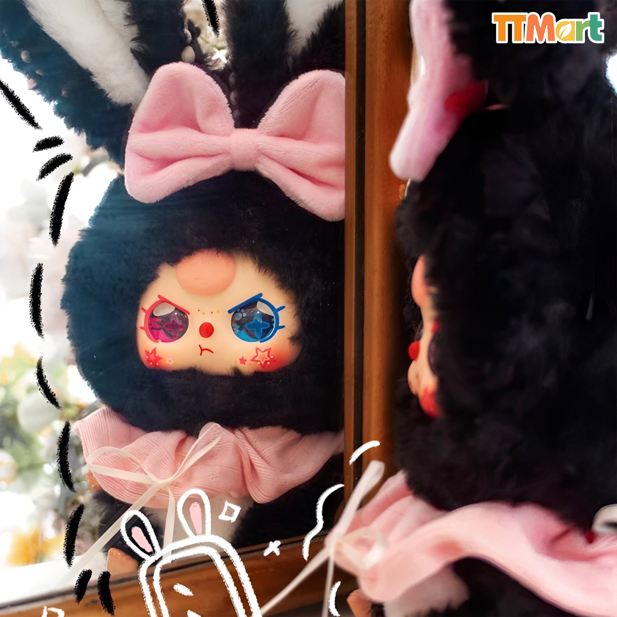 BABYTHREE TOWN 2ボックス Baby Three V2 Lily Rabbit Town Plush Series Blind Box