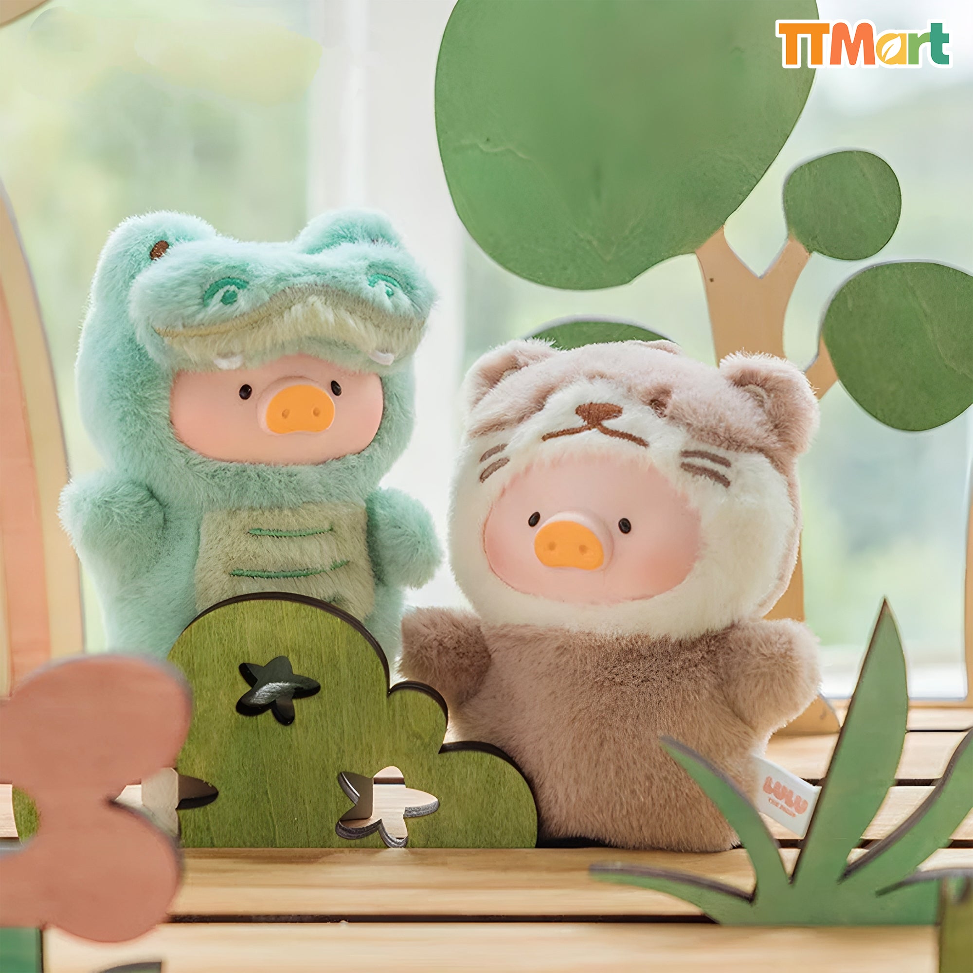 LULU THE PIGGY Animal Party Puppet Show Plush Series Blind Box