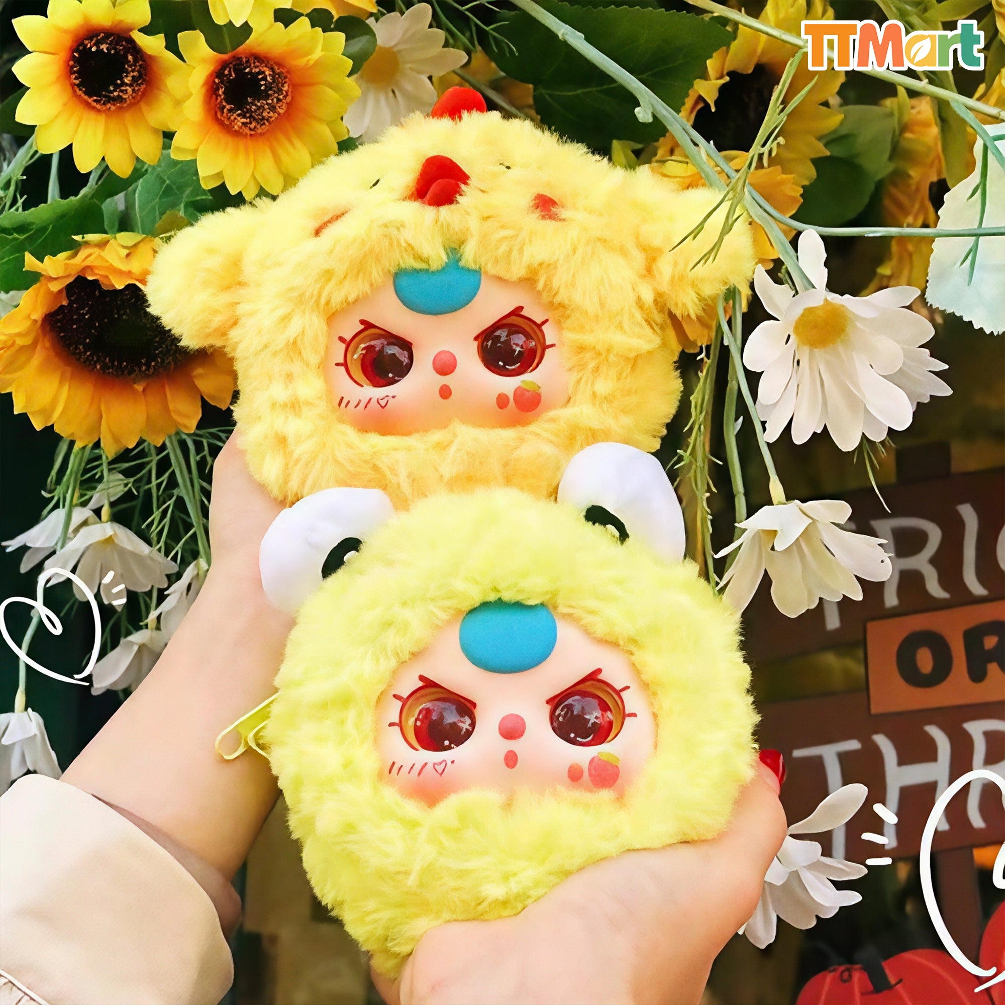 Baby Three V2 Zipper Bag Second Generation Plush Series