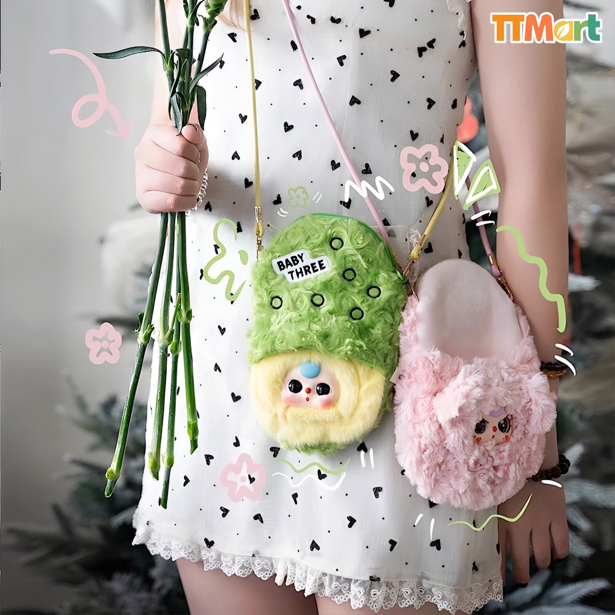 Baby Three Phone Bag Plush Series Blind Box