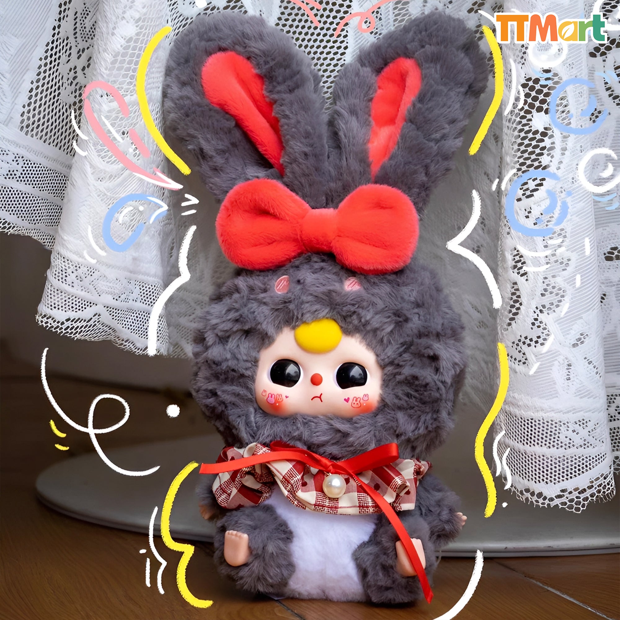 【オープニング 大放出セール】 Town Rabbit Lily V2 Three Baby Plush Box Blind Series ぬいぐるみ