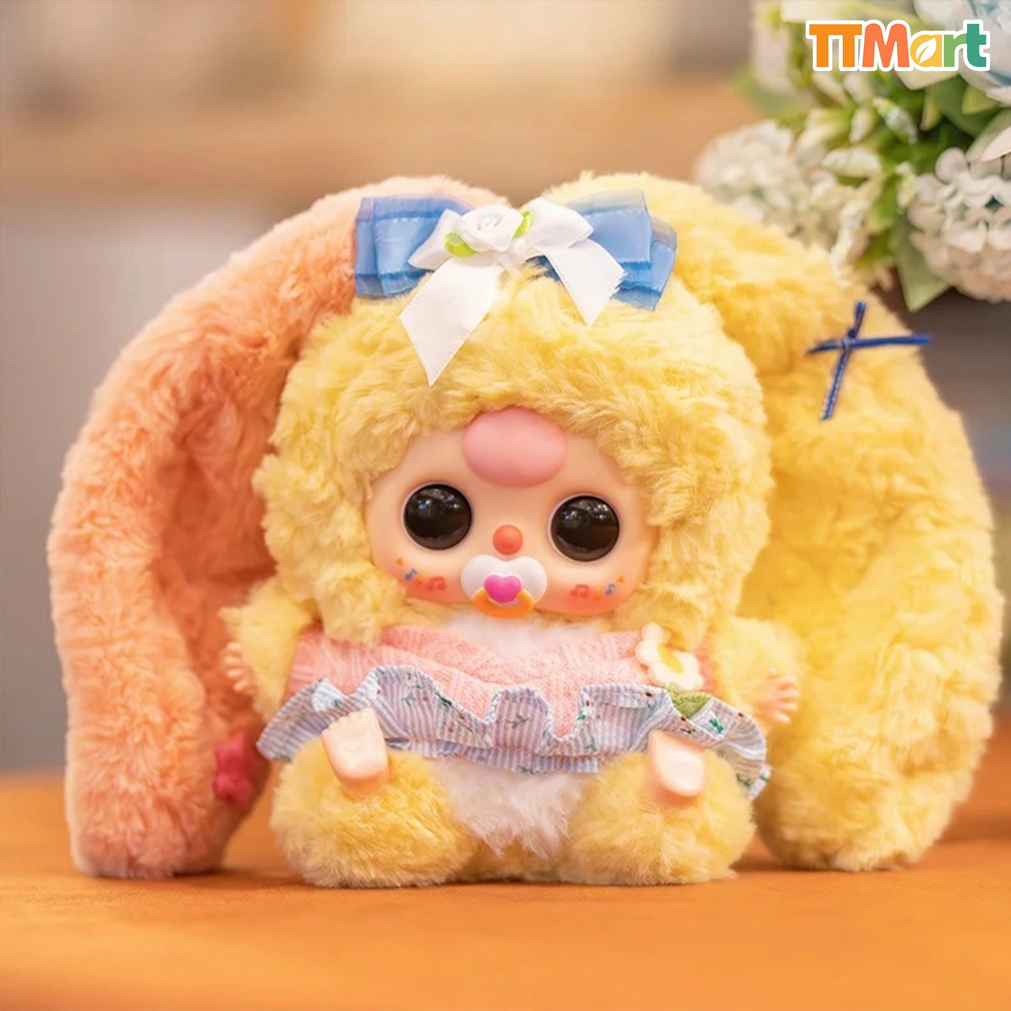 【赤オイルバブ シークレット】リリタウン うさぎ 4代目 babythree Baby Three-Lily Rabbit Town V4 Plush Blind Box（Babythree
