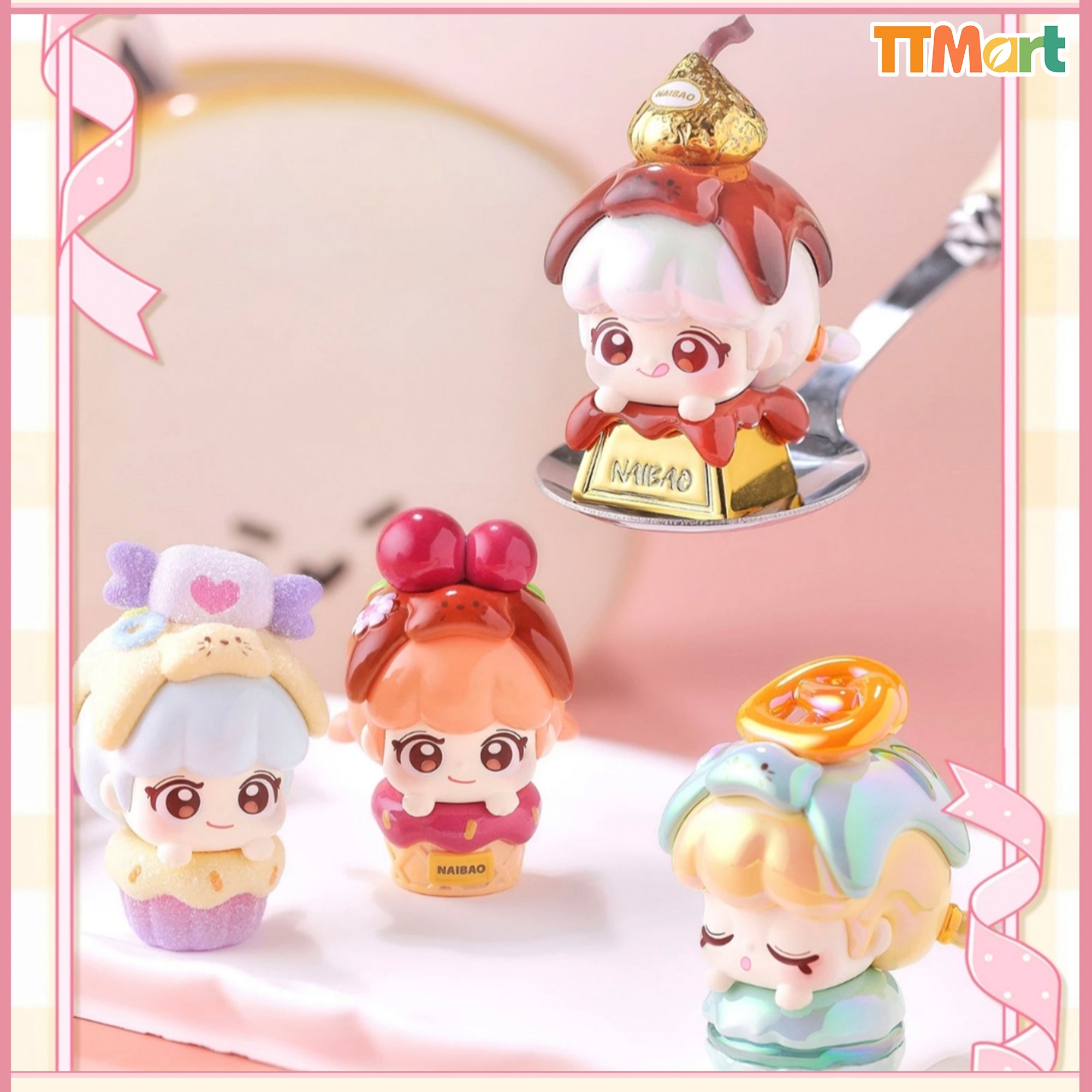 NAIBAO Meow Tea Party Mini Series Blind Box