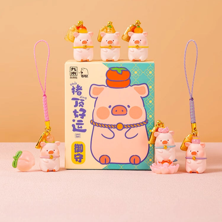 LULU THE PIGGY Lucky Amulet Phone Rope Series Blind Box