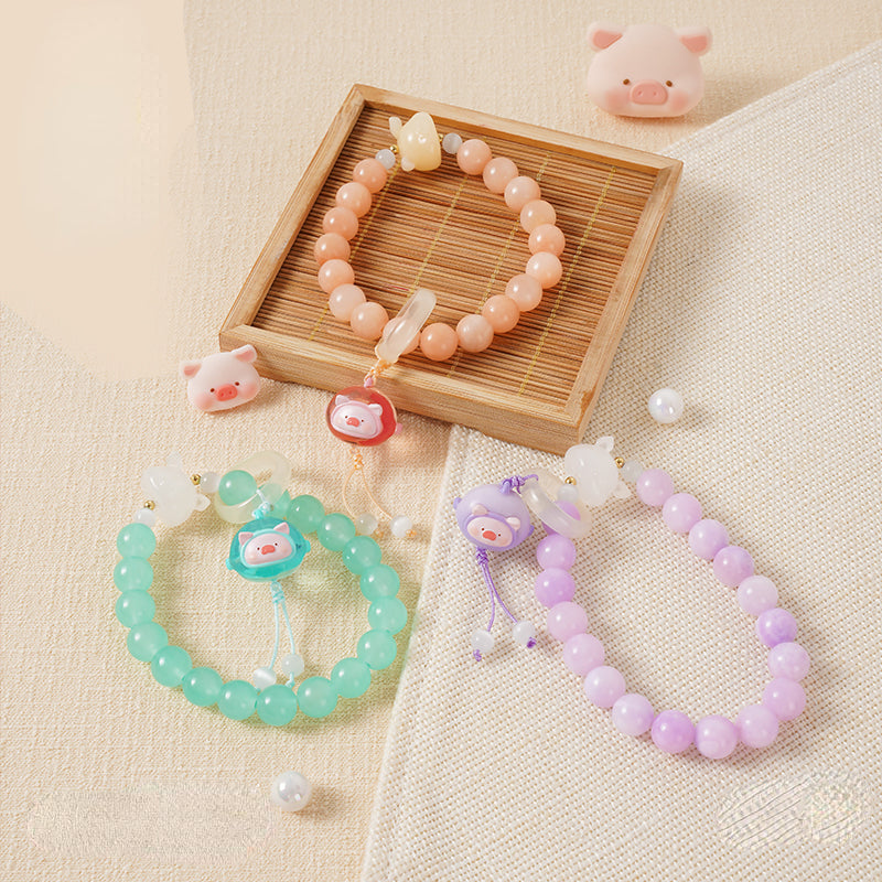 LULU THE PIGGY Wish You Luck Bracelet Series Blind Box