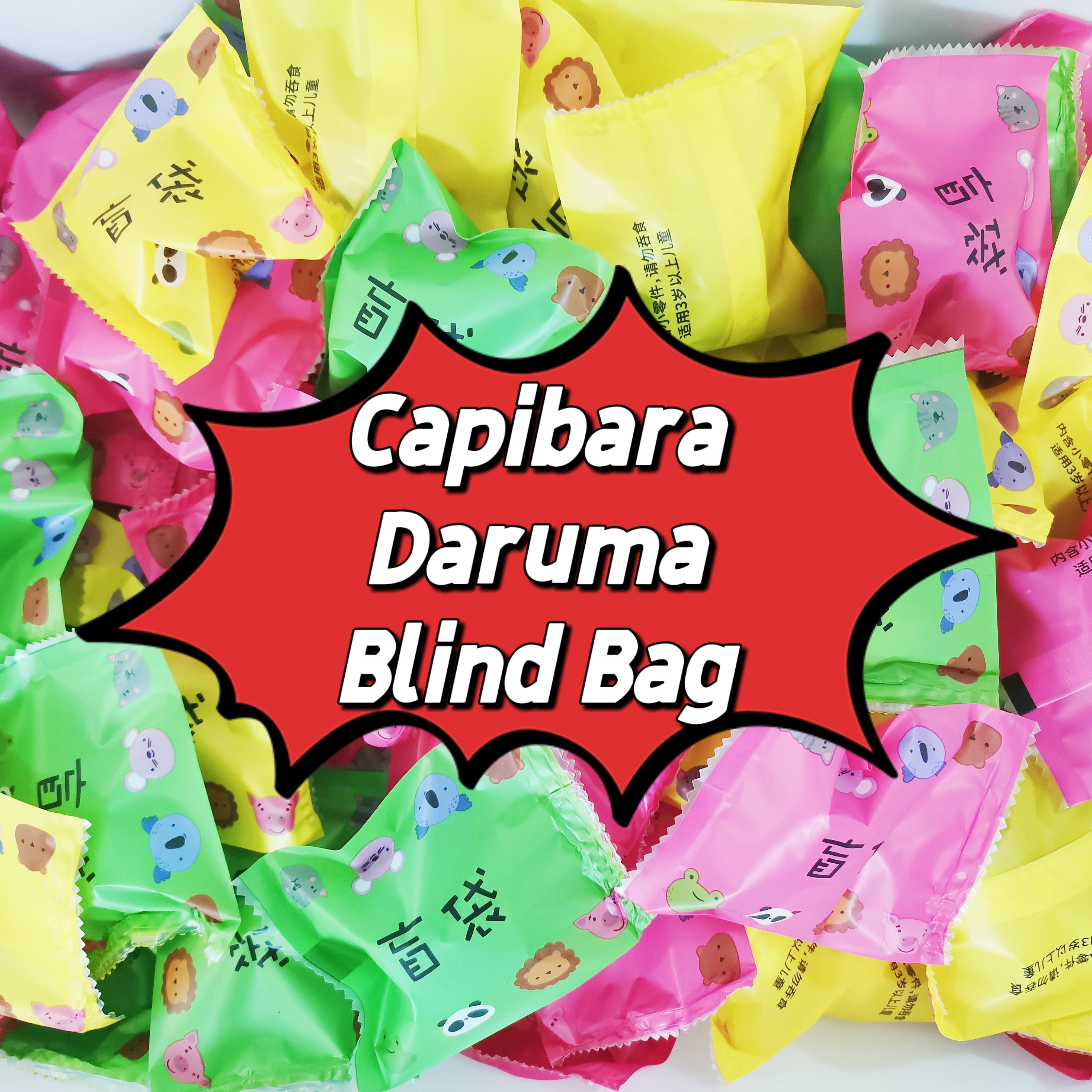 Capibara Daruma Blind Bag DingDing Bag-Open in Livestream