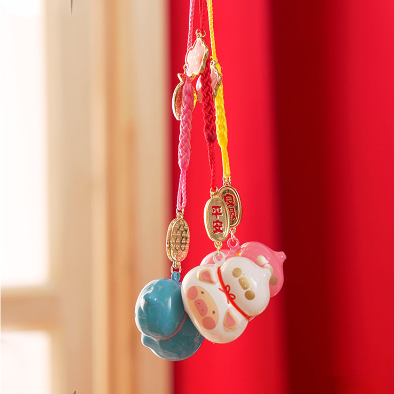 LULU PIG Water Wind Bell Hanging Rope Blind Box